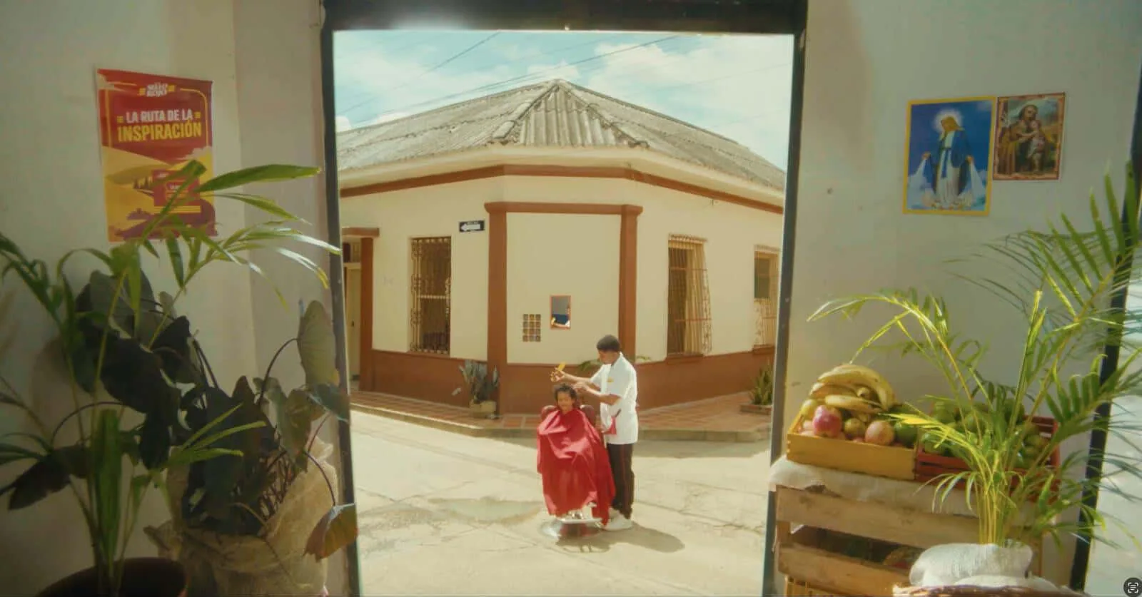 Iluminación set comercial Caribe colombiano